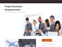 Tablet Screenshot of projectempowerment.com